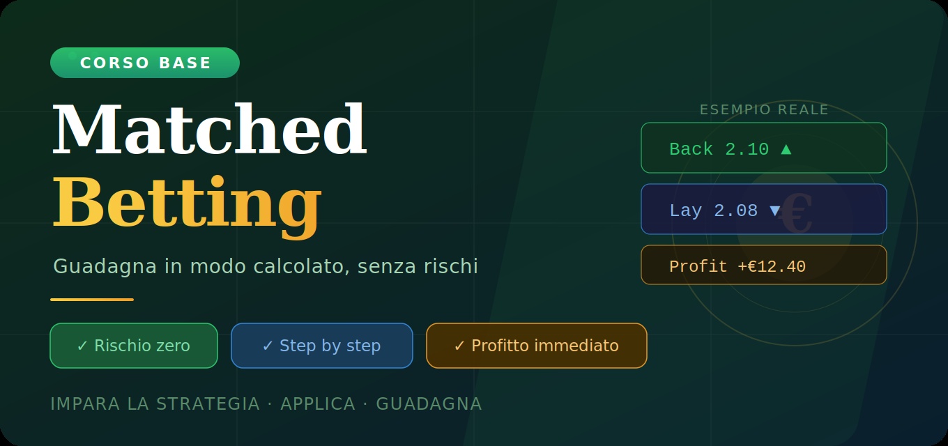 Le Basi del Matched Betting